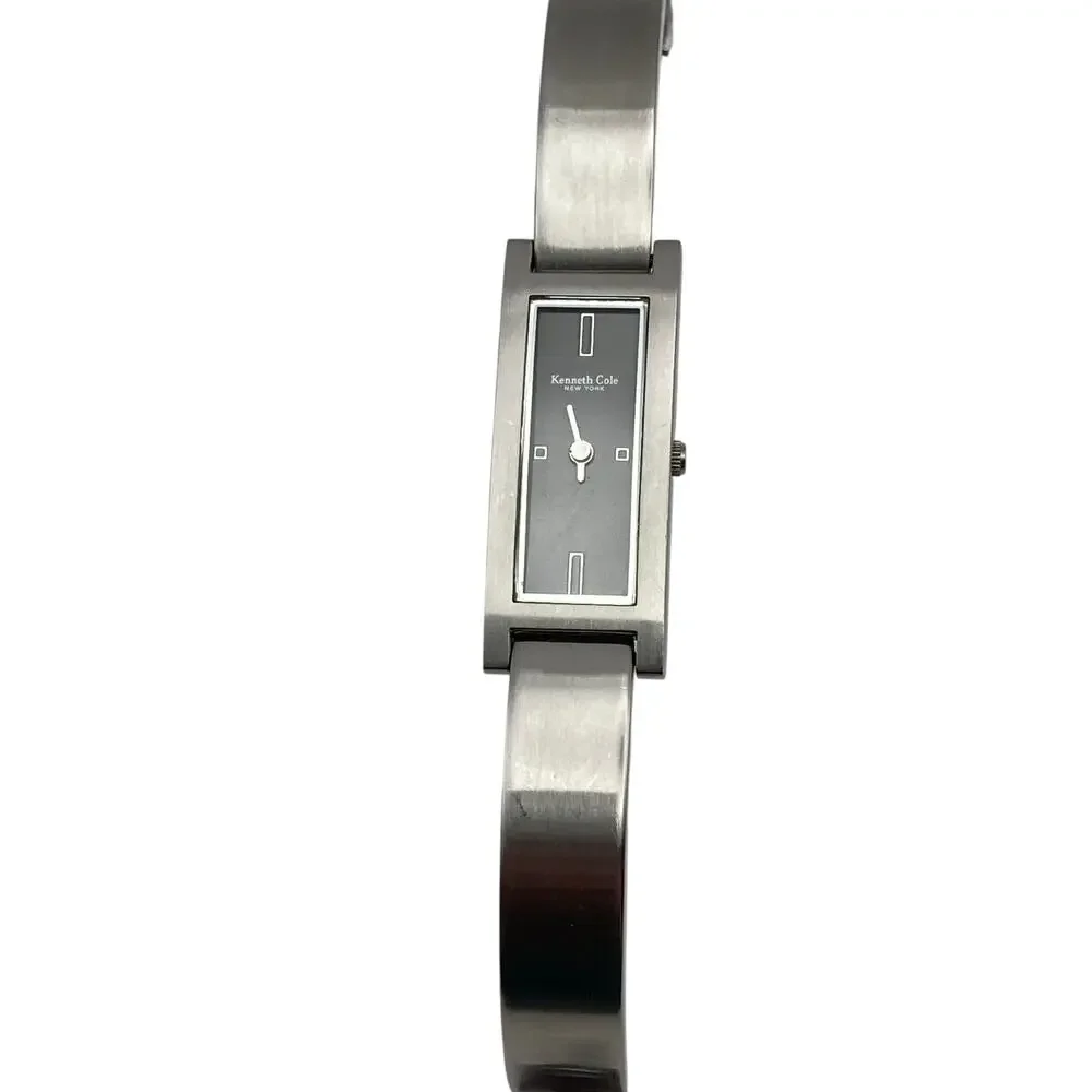 Kenneth Cole New York KC4210 Women's Tank Watch 15mm New Battery WR Wrist 5.5